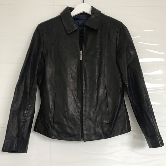 Wilsons Leather Pelle Studio Black Jacket